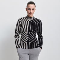Base Layer Jacquard Knit - Jet Black