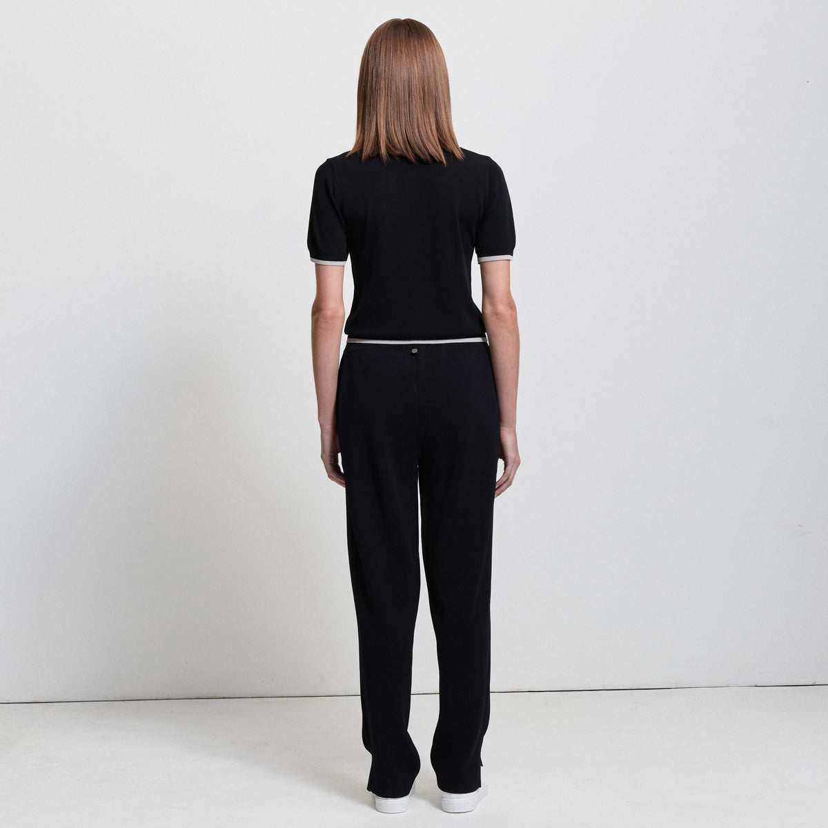 Base Layer Zip Polo - Jet Black