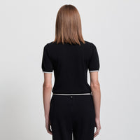 Base Layer Zip Polo - Jet Black