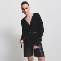 Eliana Cashmere Blend Knit - Jet Black