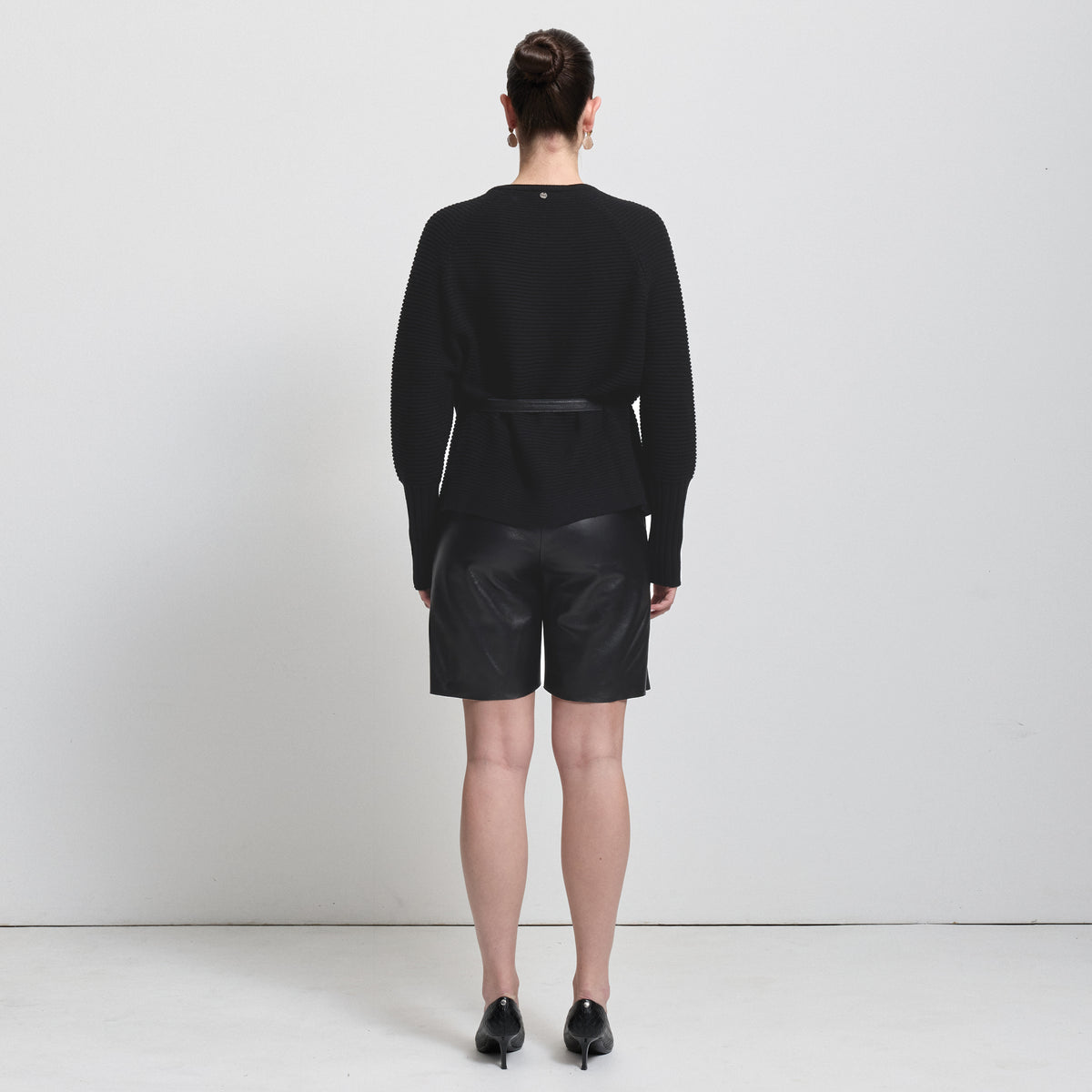 Eliana Cashmere Blend Knit - Jet Black