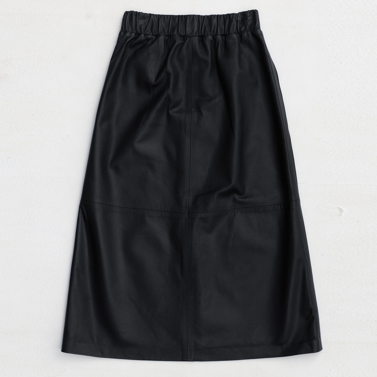 Gabriella Skirt - Jet Black Leather