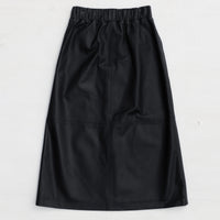 Gabriella Skirt - Jet Black Leather
