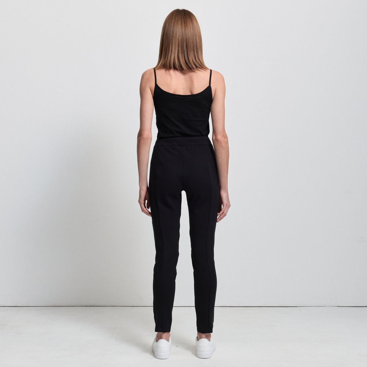 Frankie Jogger Pant - Jet Black Leather