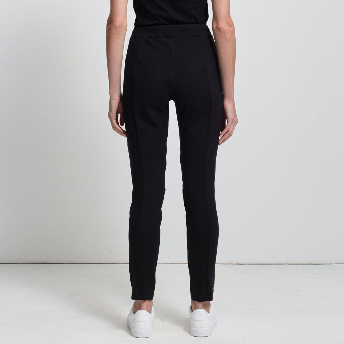 Frankie Jogger Pant - Jet Black Leather
