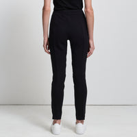 Frankie Jogger Pant - Jet Black Leather