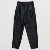 Harriet Trouser - Jet Black Leather