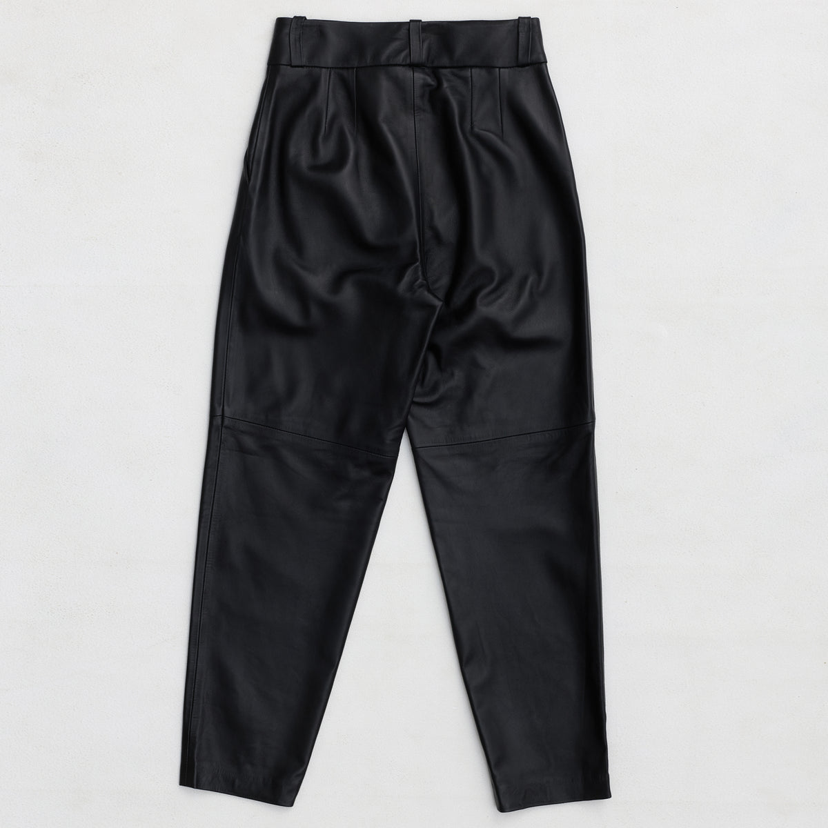 Harriet Trouser - Jet Black Leather