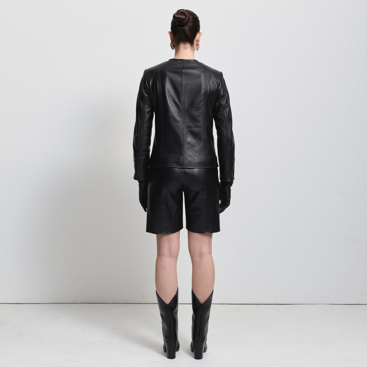 Ida Jacket - Jet Black Leather