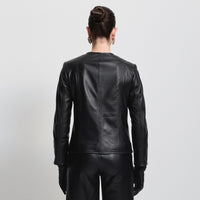Ida Jacket - Jet Black Leather