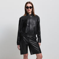 Rory Jacket - Jet Black Leather