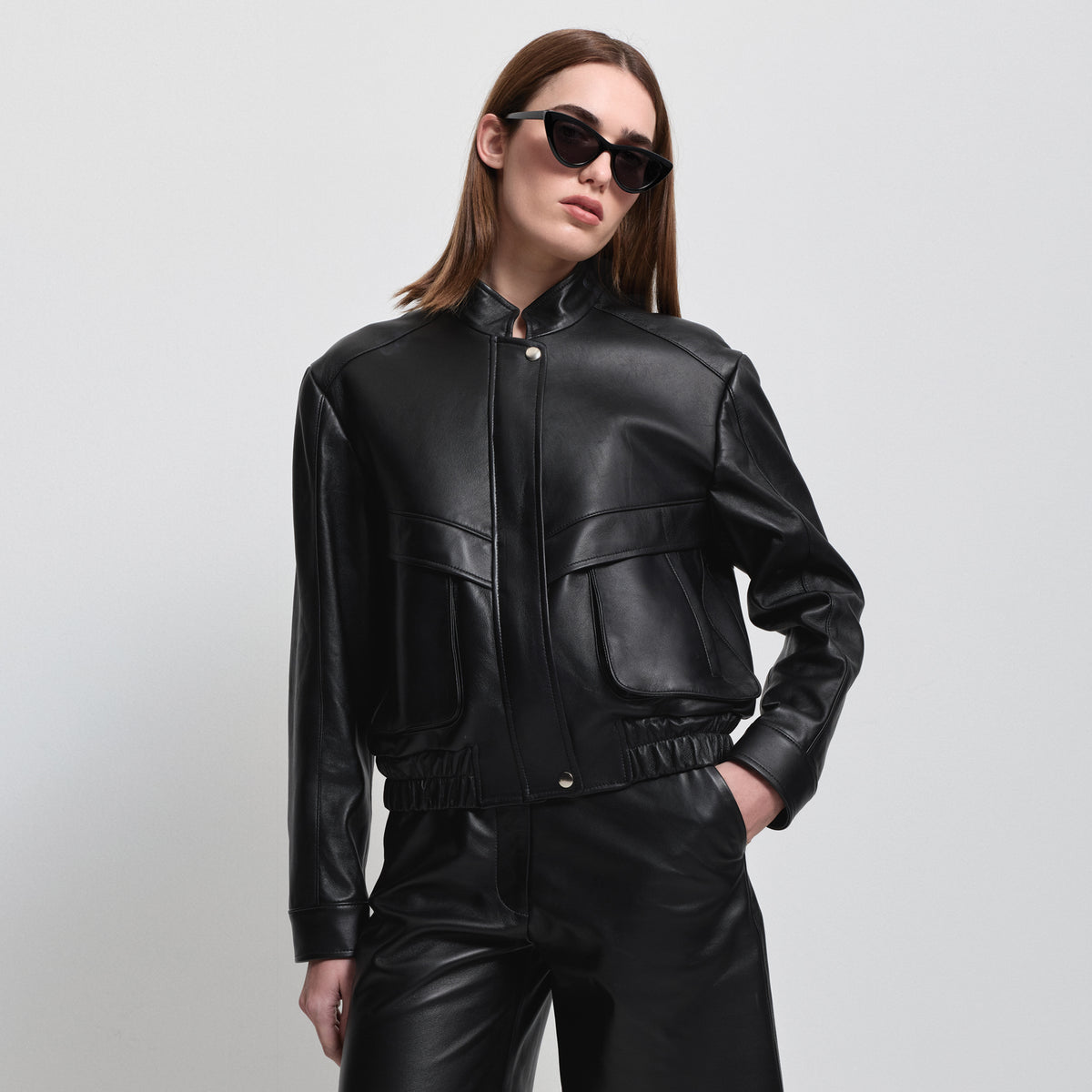 Rory Jacket - Jet Black Leather