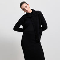 Simona Knit Cardigan- Jet Black