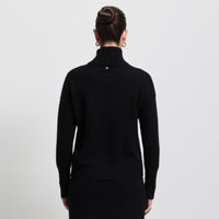 Simona Knit Cardigan- Jet Black