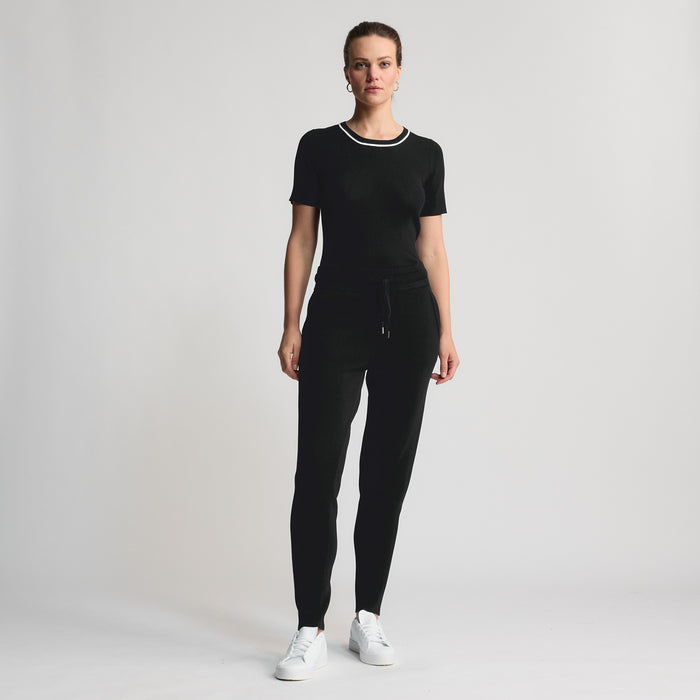 Base Layer Stretch Knit Pant - Jet Black