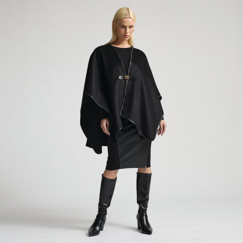 Karson Cape - Jet Black