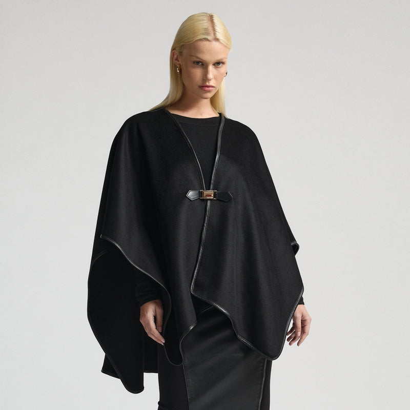 Karson Cape - Jet Black