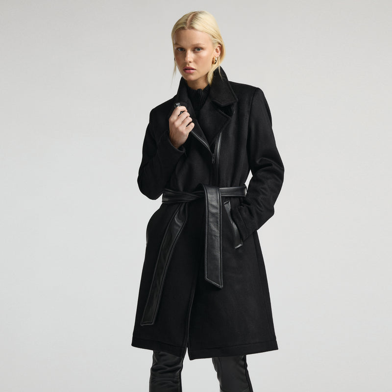 McKenna Coat - Jet Black