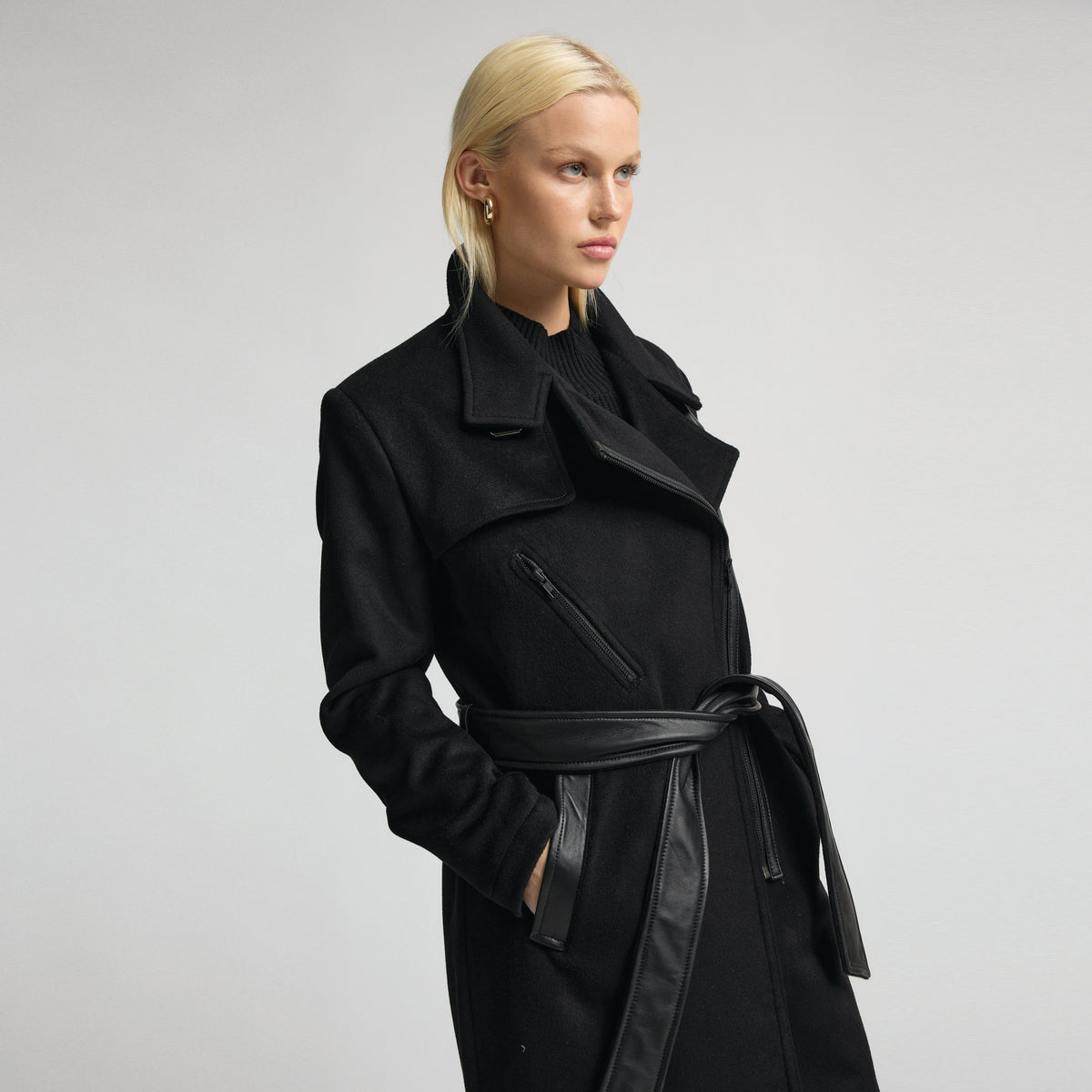 McKenna Coat - Jet Black