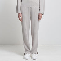 Base Layer Wide Leg Knit Pant- Oyster