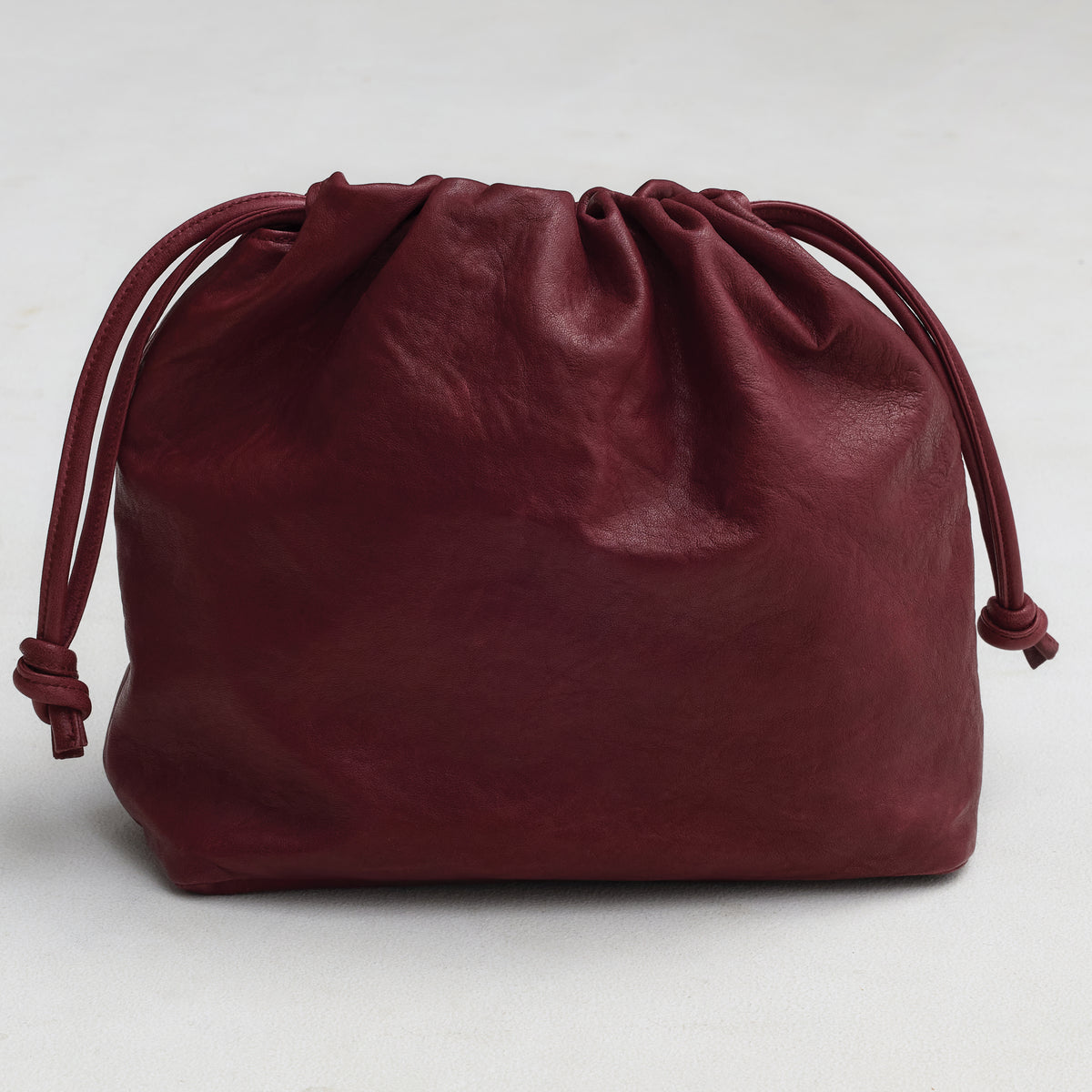 Olympia Clutch - Bordeaux Leather