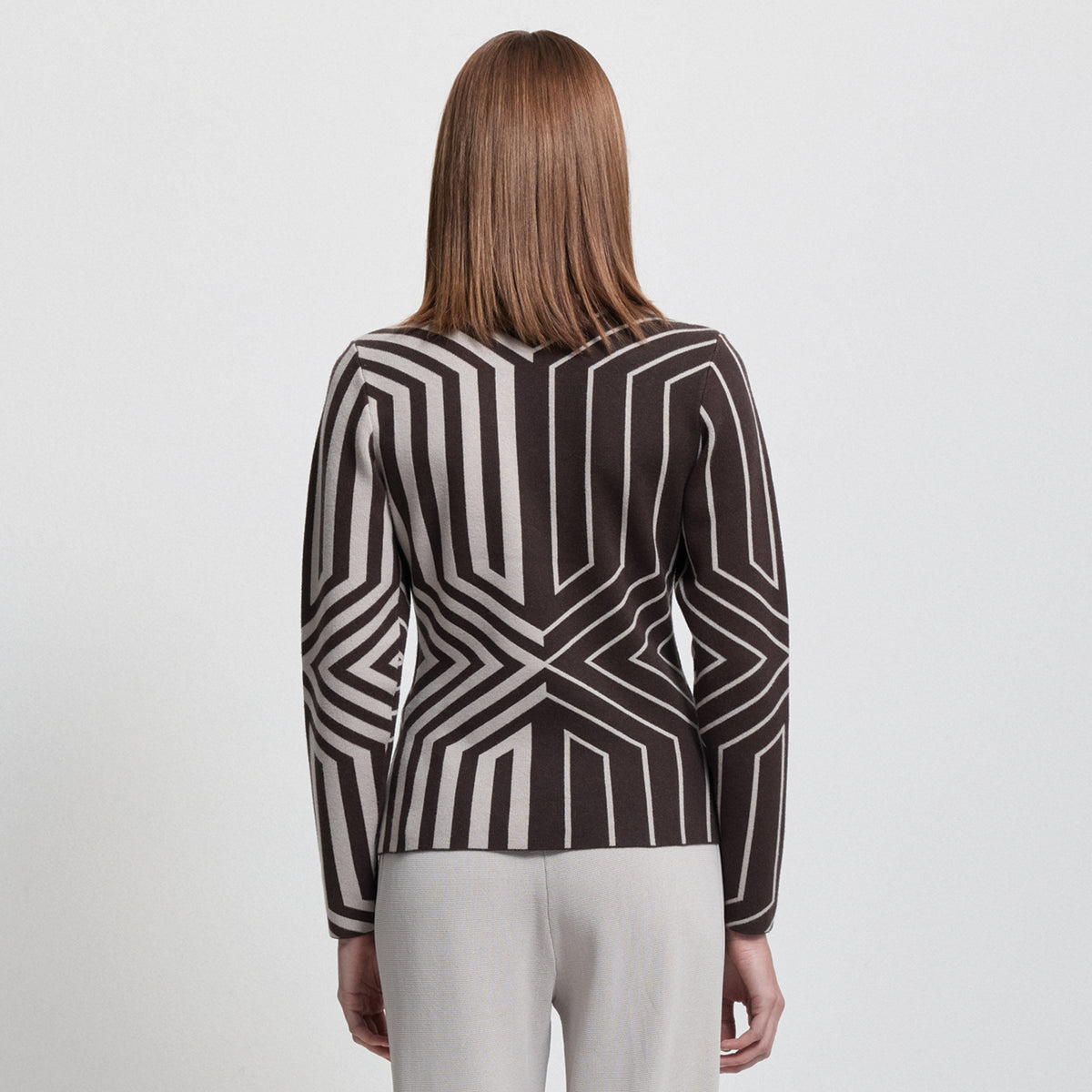 Base Layer Jacquard Knit - Espresso