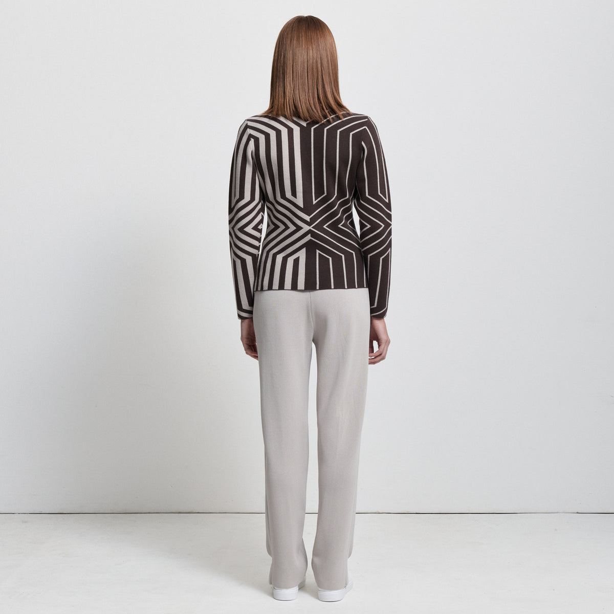 Base Layer Jacquard Knit - Espresso