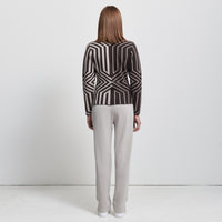 Base Layer Jacquard Knit - Espresso