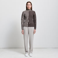 Base Layer Jacquard Knit - Espresso