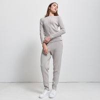 Base Layer Multi-Rib Long Sleeve Knit - Oyster