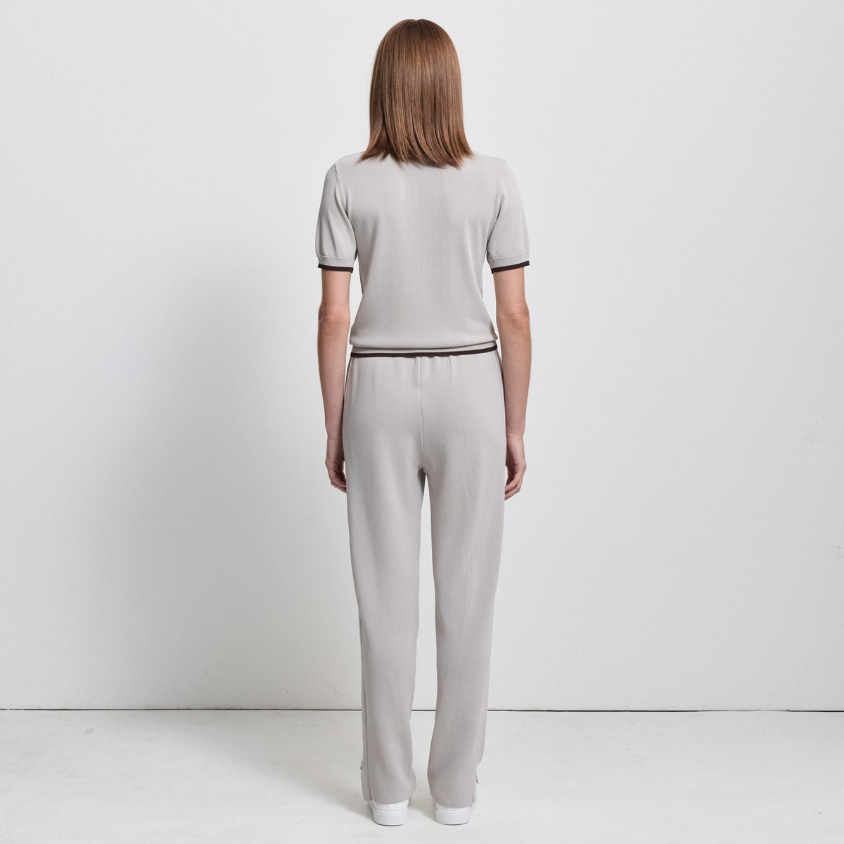 Base Layer Zip Polo - Oyster