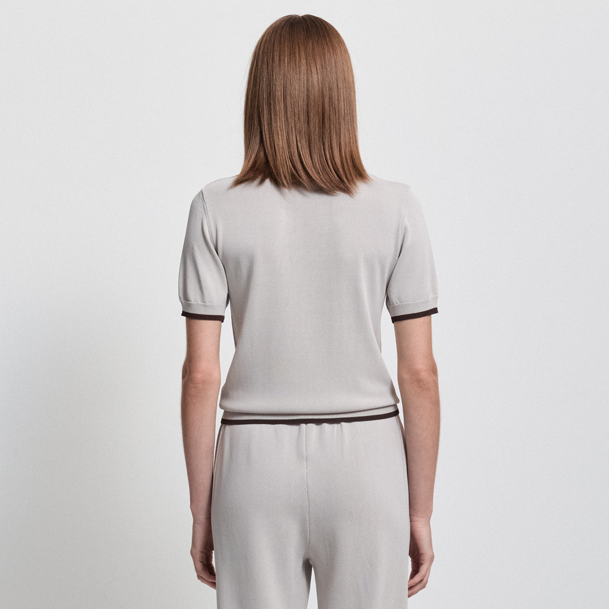 Base Layer Zip Polo - Oyster