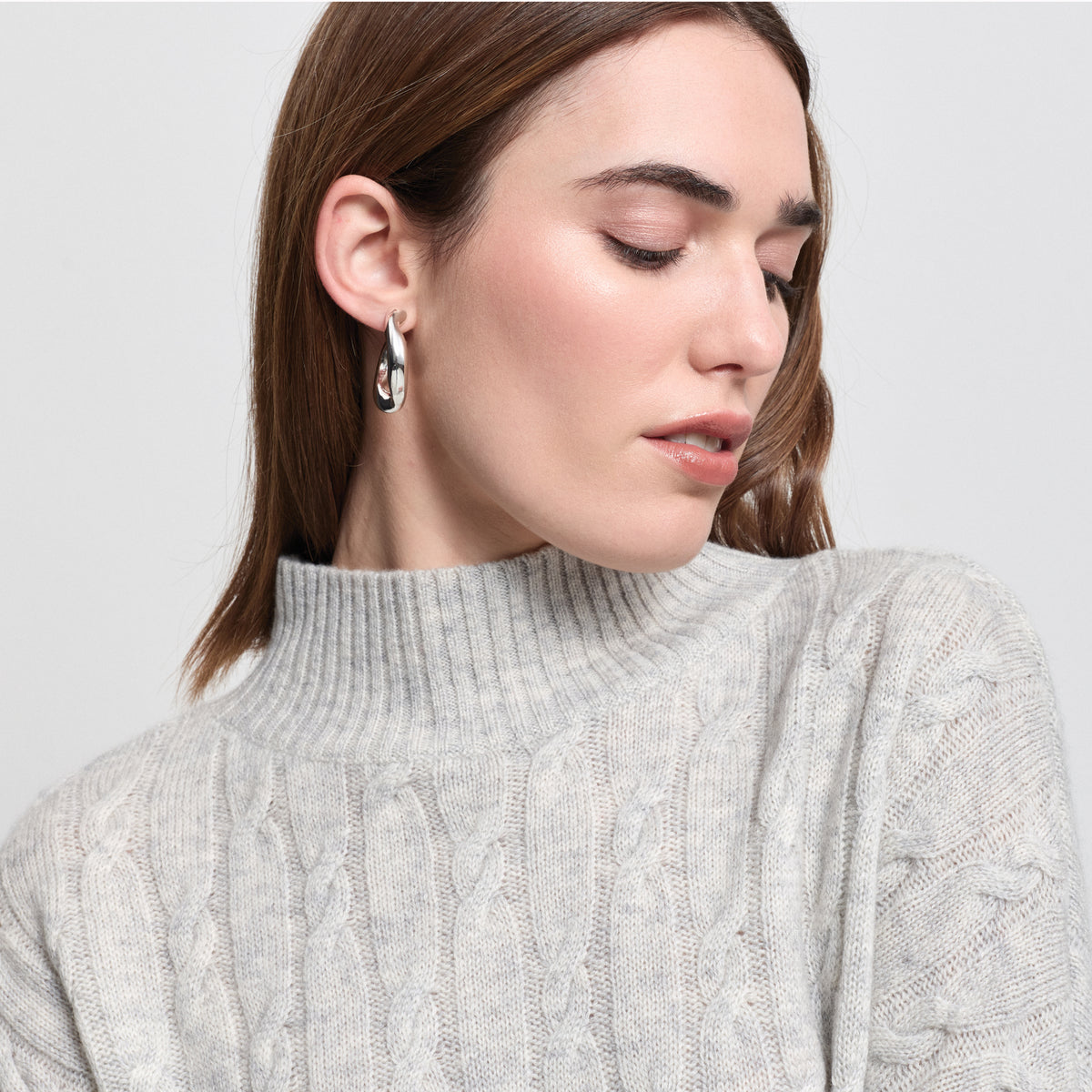 Carissa Cashmere Blend Knit - Oyster