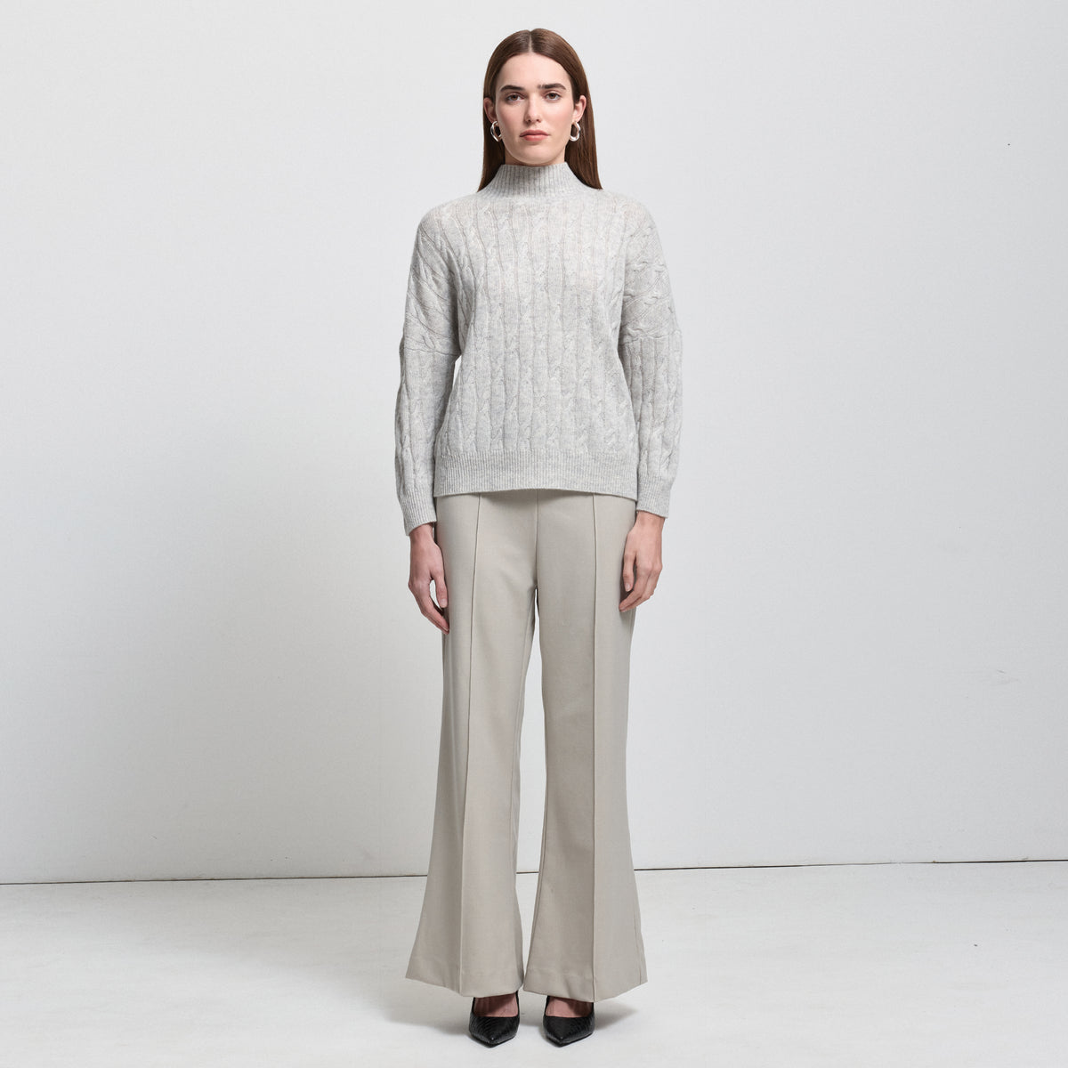 Carissa Cashmere Blend Knit - Oyster