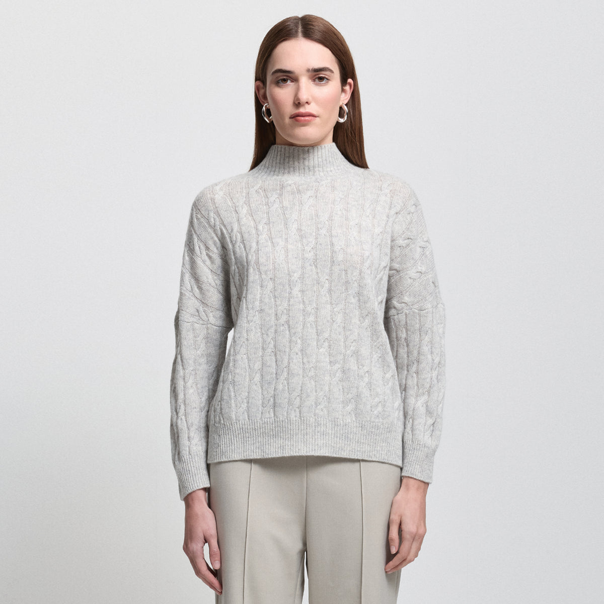 Carissa Cashmere Blend Knit - Oyster