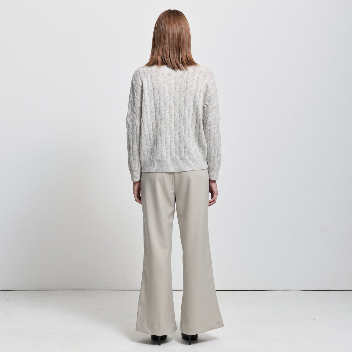 Carissa Cashmere Blend Knit - Oyster