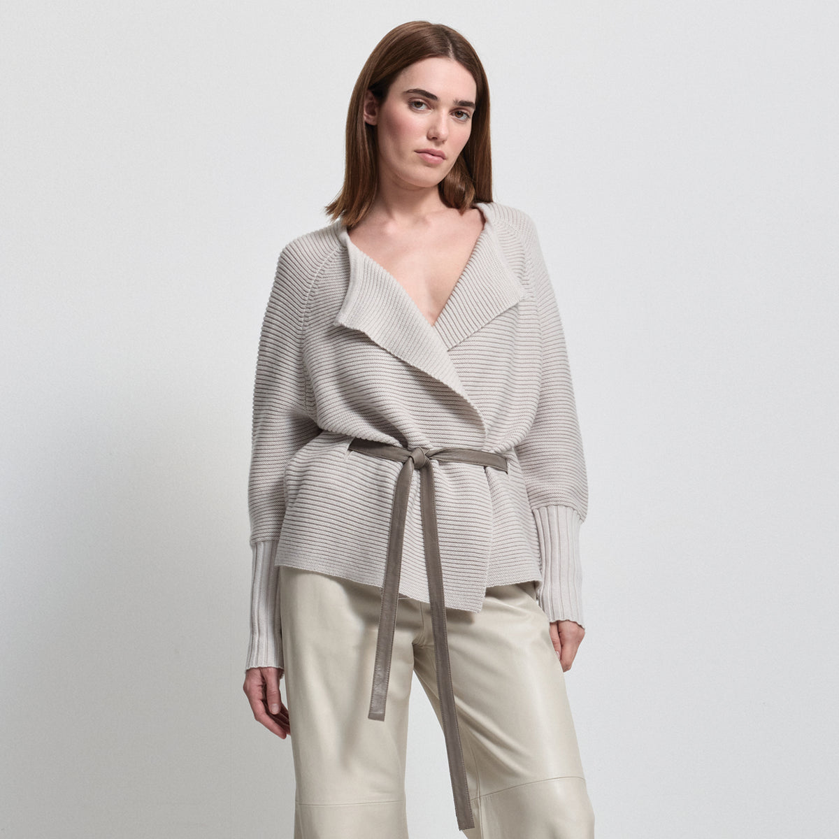 Eliana Cashmere Blend Knit - Oyster