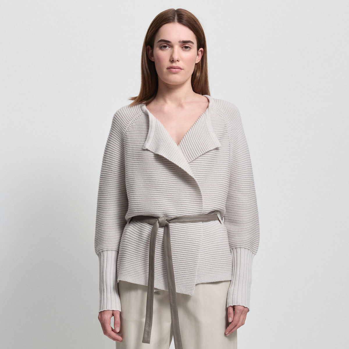 Eliana Cashmere Blend Knit - Oyster