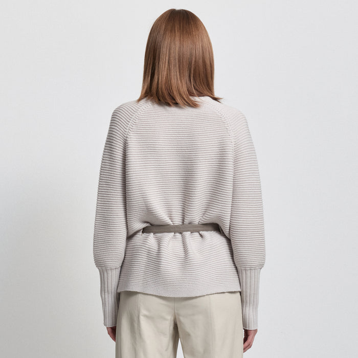 Eliana Cashmere Blend Knit - Oyster