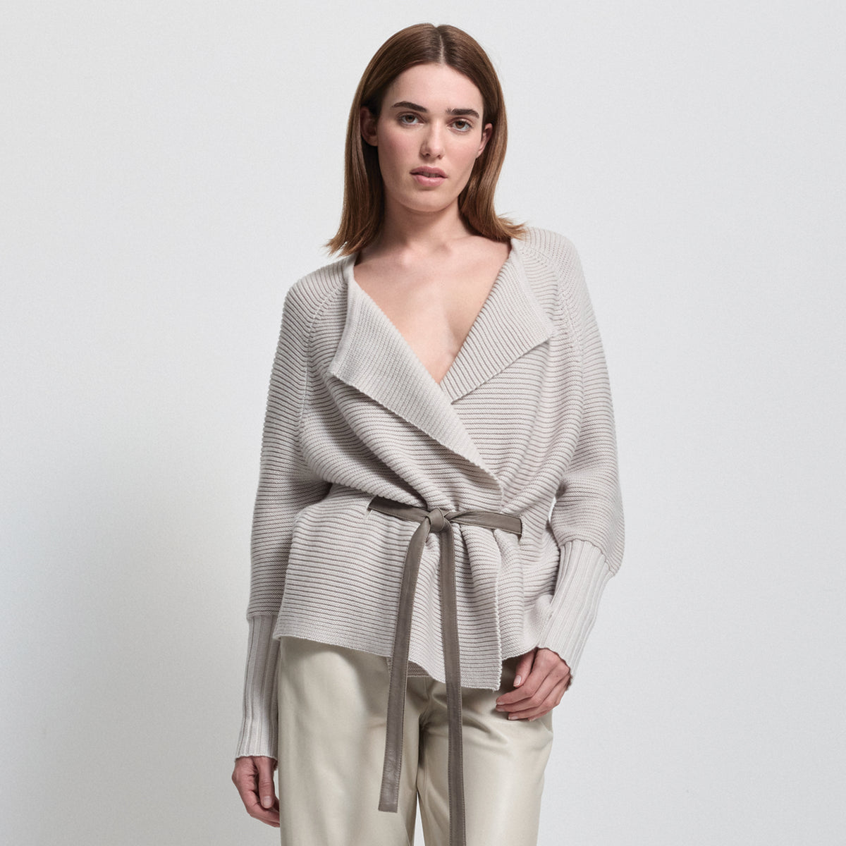 Eliana Cashmere Blend Knit - Oyster