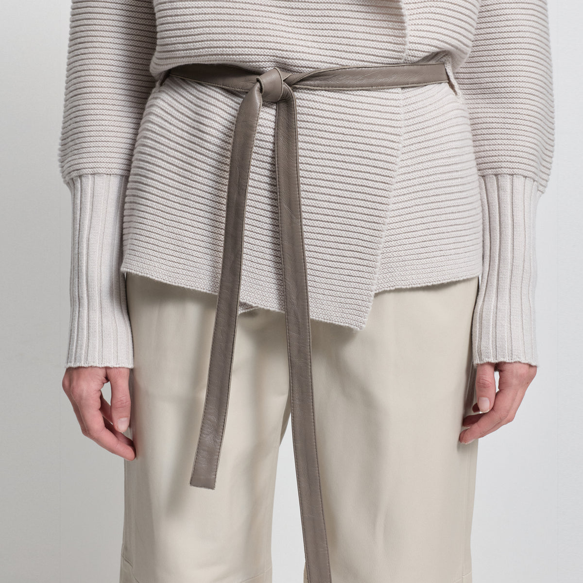 Eliana Cashmere Blend Knit - Oyster