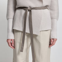 Eliana Cashmere Blend Knit - Oyster