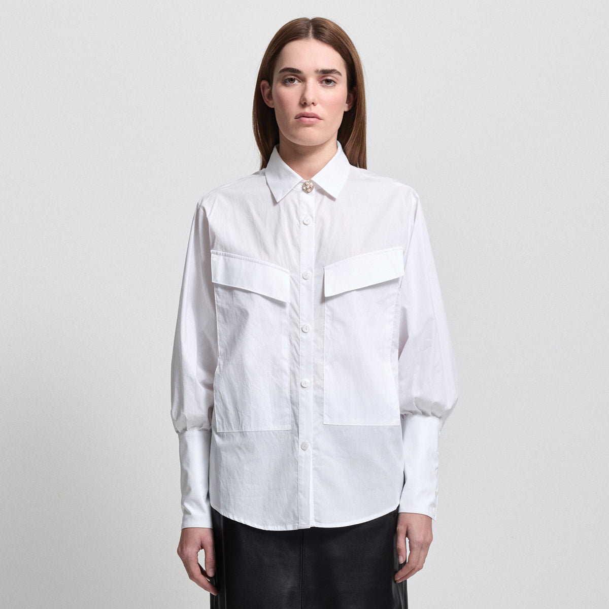 Pearl Shirt - Porcelain