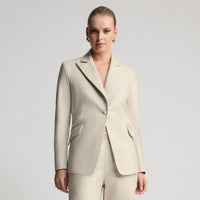 Samantha - Tailored Blazer - Porcelain