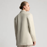 Darcy - Oversized Blazer - Porcelain