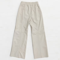 Chicago Wide Leg Pant - Porcelain Leather