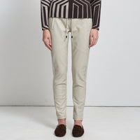 Frankie Jogger Pant - Porcelain Leather