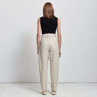 Harriet Trouser - Porcelain Leather