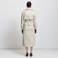 Gabriella Skirt - Porcelain Leather