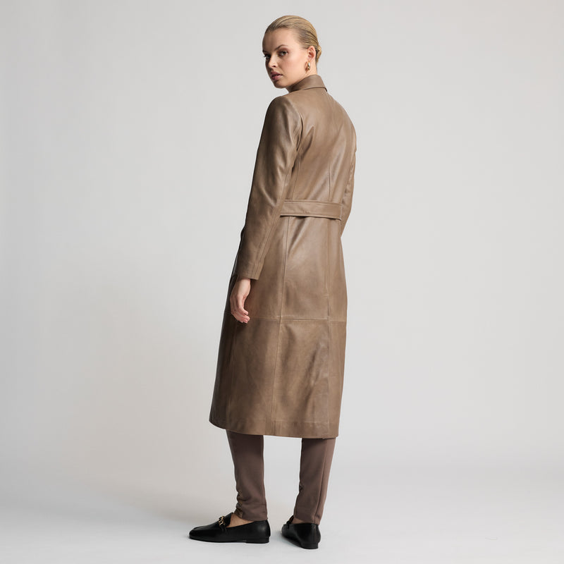 Amelia Trench Coat - Putty